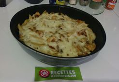 Gratin de pâtes au poulet à la béchamel - Najwa N.