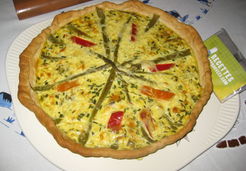 Tarte asperges poivron - Muriel M.
