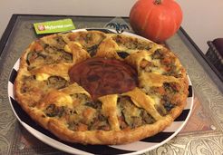 Tarte couronne aux légumes et fromages - Najwa N.