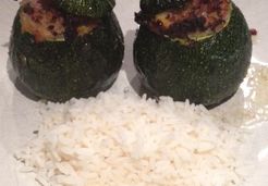 Courgettes farcies à la menthe - Stéphanie M.