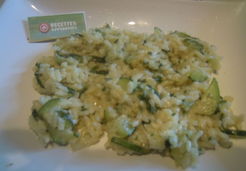 Risotto courgettes et estragon - Marie T.