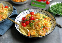 Linguine aux crevettes - CRUSTA'C