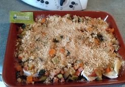 Crumble légumes du soleil et chèvre  - Agnès L.