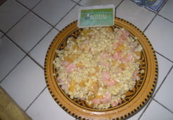 Salade de blé aux crevettes et mangue - Marie T.