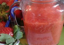 Smoothie fraises et mangue - Picaline L.