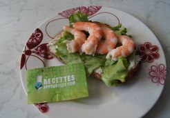 Bruschetta aux crevettes - Celine T.