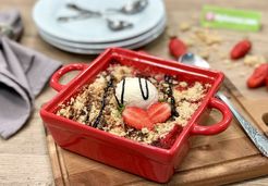 Crumble de fraises au balsamique - ORTALLI