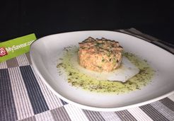 Tartare de saumon aux herbes et au zaatar - Najwa N.