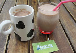 Lait banane chocolat (chaud ou froid) - Natacha G.