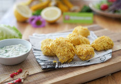 Croquettes de poisson croustillantes - Wrap Mission