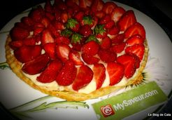 Tarte feuilletée aux fraises - Catalina L.