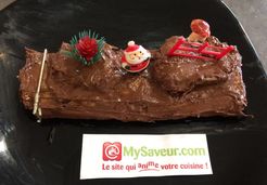 Bûche crème mousseline chocolat - Myriam S.
