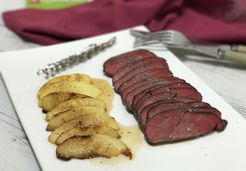 Magret de canard au miel et pommes - MARQUE REPERE