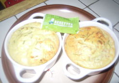 Petits flans soufflés au thon - Marie T.