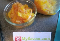 Chutney poivron poires orange - Picaline L.