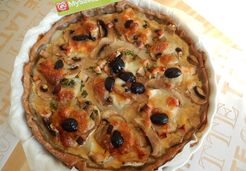 Tarte aux navets et champignons - Raphaelle M.