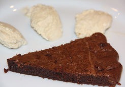 Gâteau croquant au chocolat fondant - Michèle M.