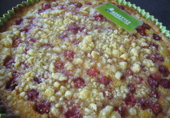 Tarte crumble aux cerises - Nadine P.