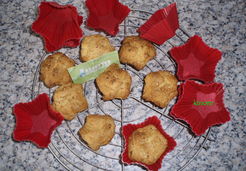 Muffins sablés à la fleur de sel et sésame grillé - Monique D.