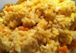 Risotto potimarron et chèvre (   chorizo doux si envie) - Bénédicte R.