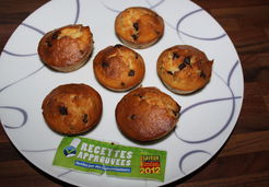 Muffins aux pépites de chocolat noir - Gwladys G.