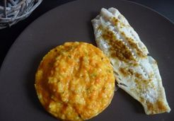 risotto potiron lait de coco et cabillaud au curry - Alexandra A.