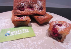 Financiers framboises et chocolat noisettes (Jardin Bio) - Coralie R.