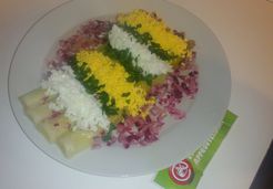 Salade de poireaux aux œufs durs - Najwa N.