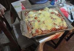 pizza americaine  'avec pate facon thermomix' - Delphine M.