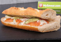 Sandwich au saumon fumé - LEMAIRE
