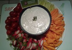 Sauce aux herbes fraiches façon tzatziki pour dips  - Isabelle K.