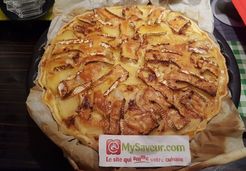 Tarte aux deux pommes et Coulommiers - CELINE K.