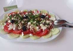 Salade de tomates, feta & anchois - Isabelle K.