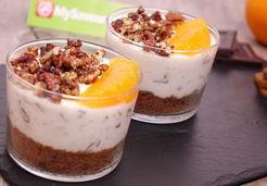 Verrine de cheesecake façon stracciatella & orange pécan - LIDL