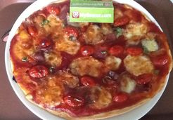 Pizza aux tomates cerises - Laura C.