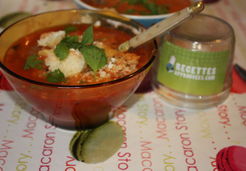 Soupe à la tomate et aux vermicelles (au Thermomix) - Marina S.