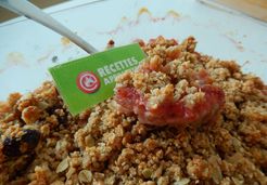 Crumble de muesli à la rhubarbe - Raphaelle M.