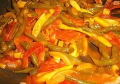 Haricots verts au chorizo - Nathalie D.