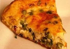 La quiche qui rit aux petits pois et lardons - Ludivine H.