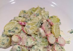 Salade de pommes de terre et radis - Carine R.
