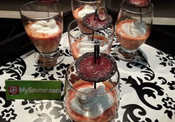 Verrine chorizo-poivron-chèvre - Severine M.