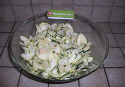 Salade de courgettes - Lucie O.