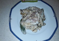 Tagliatelles de courgettes à la carbonara  - YANNICK V.
