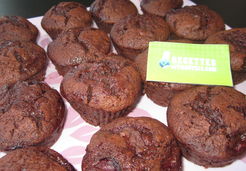 Muffins cerises et chocolat  - Natacha G.