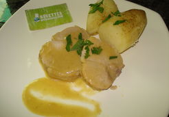 Rôti de porc avec sa sauce moutarde aigre douce Kühne - Adeline A.
