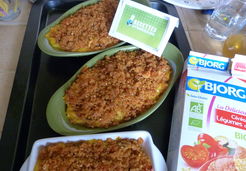 Crumble de céréales Bjorg et poisson - Sandrine H.