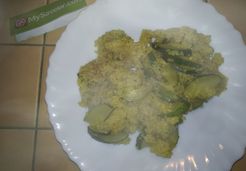 Semoule au curry et ses courgettes  - Marianne F.