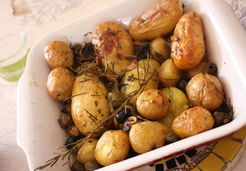 Patates nouvelles au four aux olives - Marina S.