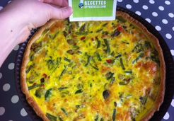 Tarte, légère et facile, aux légumes - Pauline G.