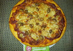 Pizza au poulet et aux champignons - Najwa N.